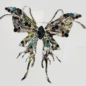 Fancy Butterfly Crystal Brooch (97238)